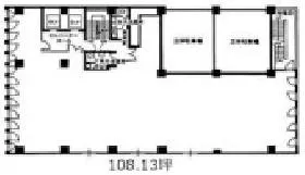 ミツヤ虎ノ門ビルの基準階図面