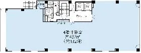 KDX茅場町ビルの基準階図面