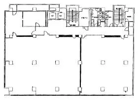 発明会館の基準階図面