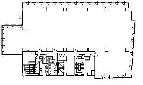 日本生命小石川ビルの基準階図面