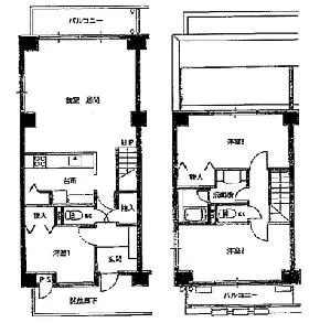 日産研会館の基準階図面