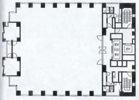 サンライズビルの基準階図面