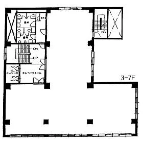 2東洋海事ビルの基準階図面