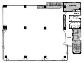 ヒューリック京橋ビルの基準階図面