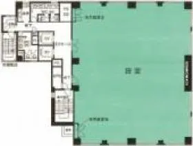 安田グリーンパークビルの基準階図面