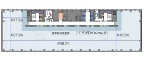 日比谷パークフロントの基準階図面