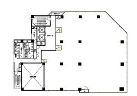 秋葉原三和東洋ビルの基準階図面