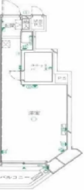 パステルコート神田岩本町ビルの基準階図面