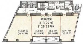 太陽生命神田ビルの基準階図面