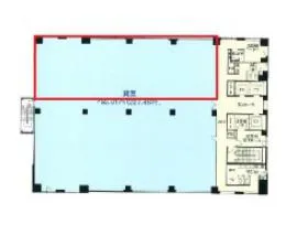 三宮セントラルの基準階図面