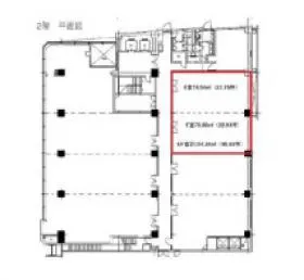 三井神戸の基準階図面