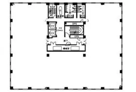 泉館文人通り(旧精糖会館)ビルの基準階図面