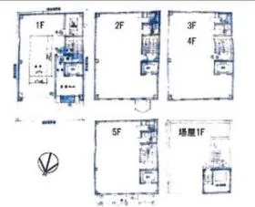 アセエス赤坂ビルの基準階図面