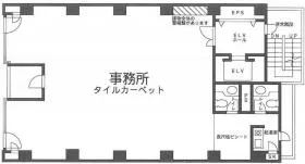 銀座UKビルの基準階図面
