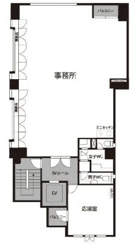 パイオニアINNの基準階図面