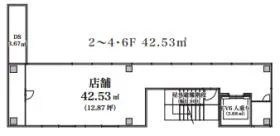 ザ・シティ蒲田の基準階図面