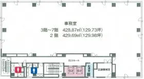 NCO神田紺屋町の基準階図面