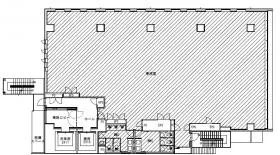 spark渋谷の基準階図面