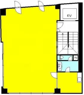 MK佐久間町ビルの基準階図面