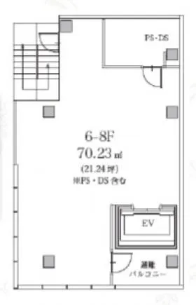 ザ・シティ蒲田Ⅱの基準階図面