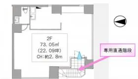 麻布HAUSビルの基準階図面