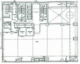 明治安田損害保険ビルの基準階図面
