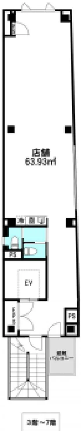 渋谷UPJビルの基準階図面