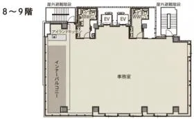 CIRCLES日本橋小舟町ビルの基準階図面