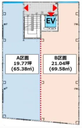 (仮称)フィル・パーク本蓮沼の基準階図面