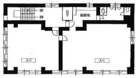 白銀会館の基準階図面