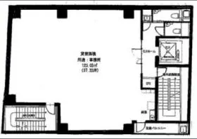 (仮称)ツツミ御徒町ビルの基準階図面