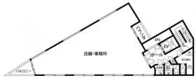 パレ・ドール王子ビルの基準階図面