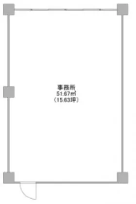 四谷コーポの基準階図面