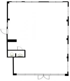 西の原マンションの基準階図面