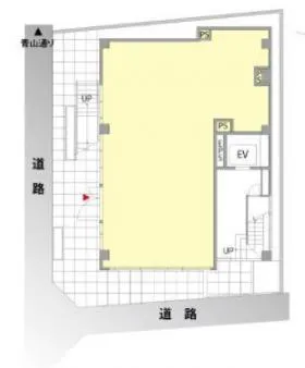(仮称)南青山2丁目PJビルの基準階図面