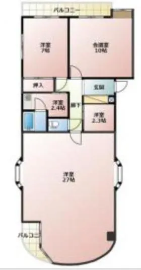 サンパティオの基準階図面