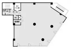 第2F&Fロイヤルビルの基準階図面