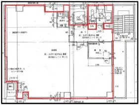 RBW JAPAN(旧:山吹町ビル)の基準階図面