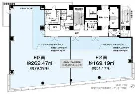 大和地所レジデンス 虎ノ門ビルの基準階図面