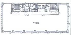 電通恒産札幌ビルの基準階図面