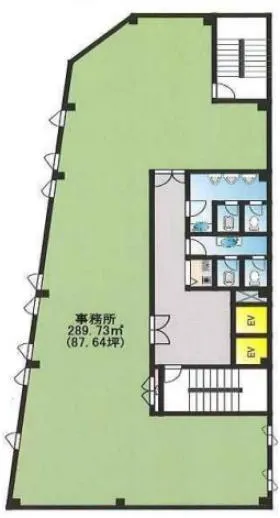 ユニティフォーラム板橋の基準階図面