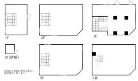 カーガ大塚の基準階図面