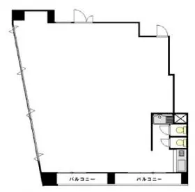 新宿ニューハウジングの基準階図面