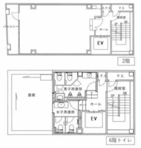Pocket Park GINZAの基準階図面