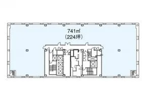 読売仙台一番町ビルの基準階図面