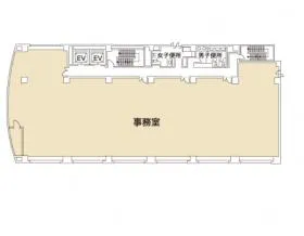 K2小田急ビルの基準階図面