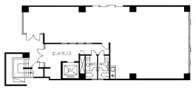協新ビルヂングの基準階図面