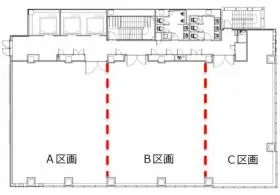 札幌22スクエアビルの基準階図面