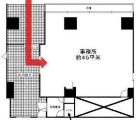 川奈ビルの基準階図面