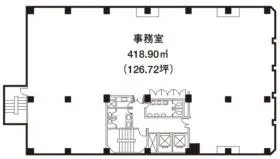 大船センタープレイス(旧いちご大船)ビルの基準階図面